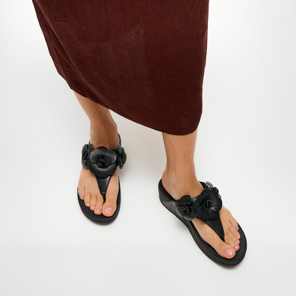 Lulu Flower Toe-Post Sandals