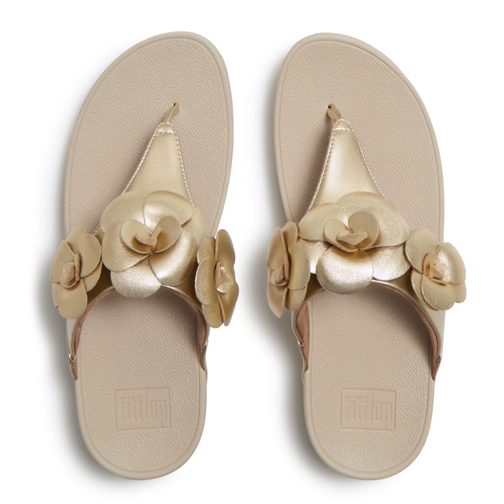 Lulu Flower Toe-Post Sandals