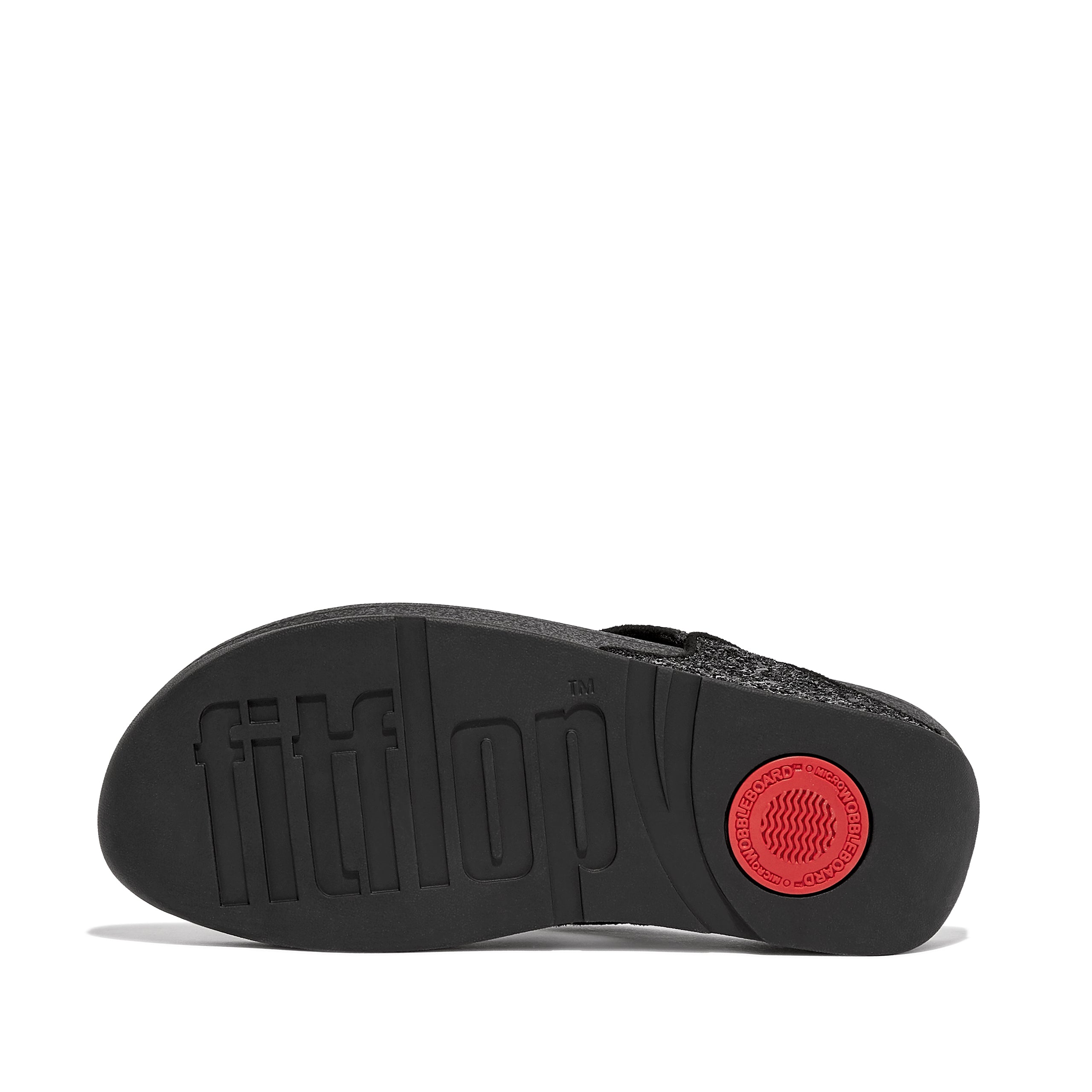 FITFLOP Lulu Glitter Toe-Thongs in Black X03 | Shop from eightywingold an official brand partner for Fitflop Canada and US.