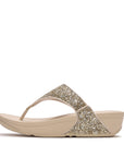 LULU Mult-Tonal Glitter Toe-Post Sandals