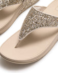 LULU Mult-Tonal Glitter Toe-Post Sandals