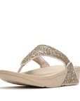LULU Mult-Tonal Glitter Toe-Post Sandals