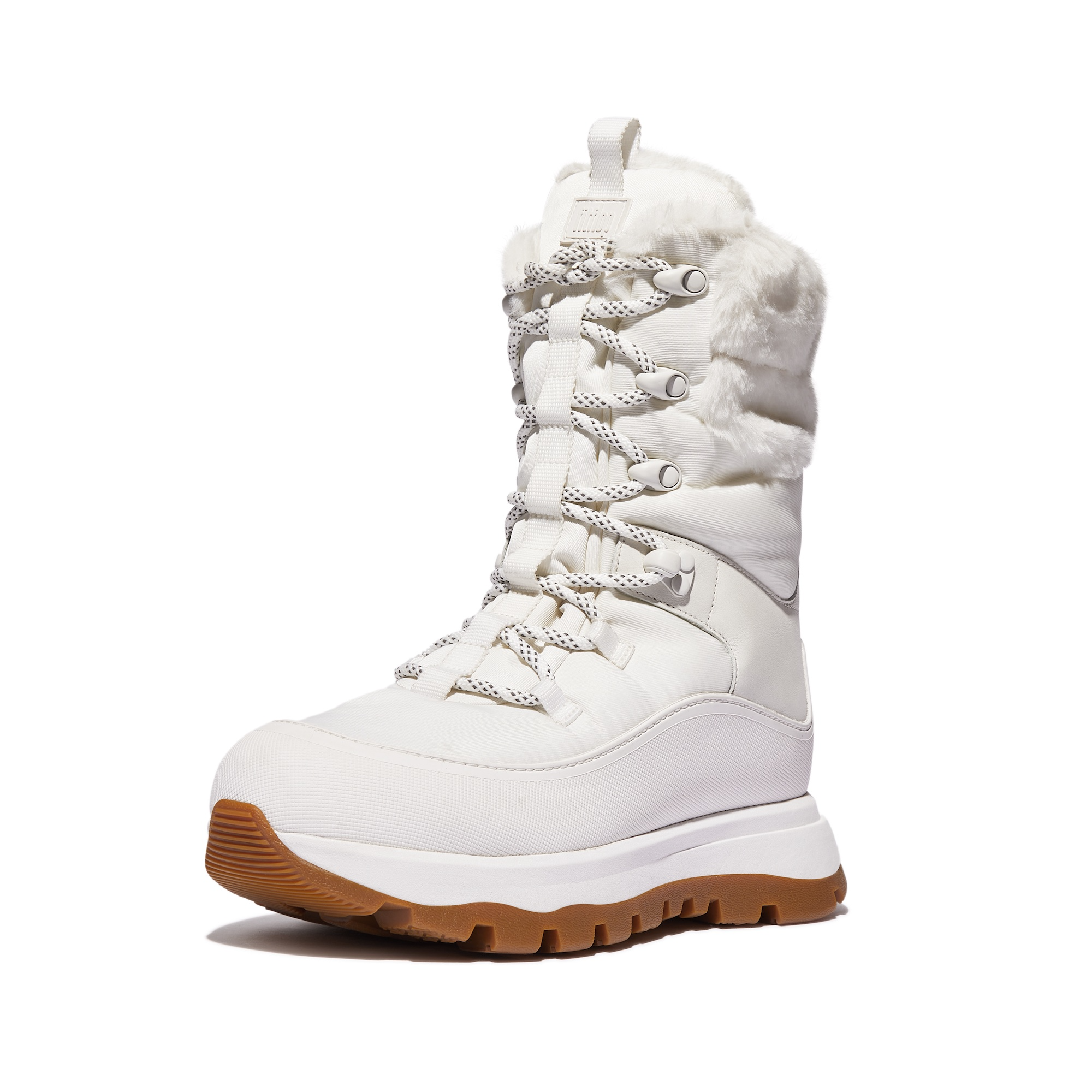 FITFLOP Neo-D-Hyker Mid-Calf Outdoor Boots in White IG3 | Shop from eightywingold an official brand partner for Fitflop Canada and US.