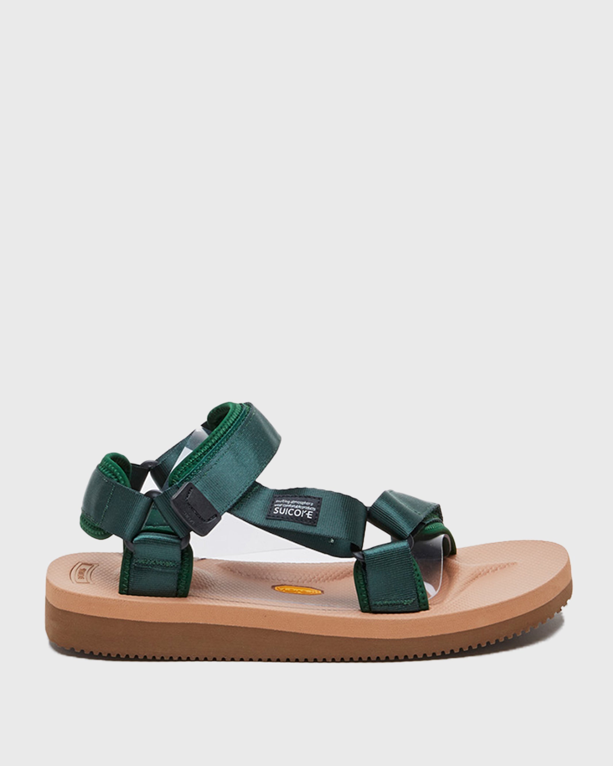 SUICOKE DEPA-V2 SANDALS - Forest x Brown. From Fall/Winter 2021 collection on SUICOKE Official US & Canada Webstore.