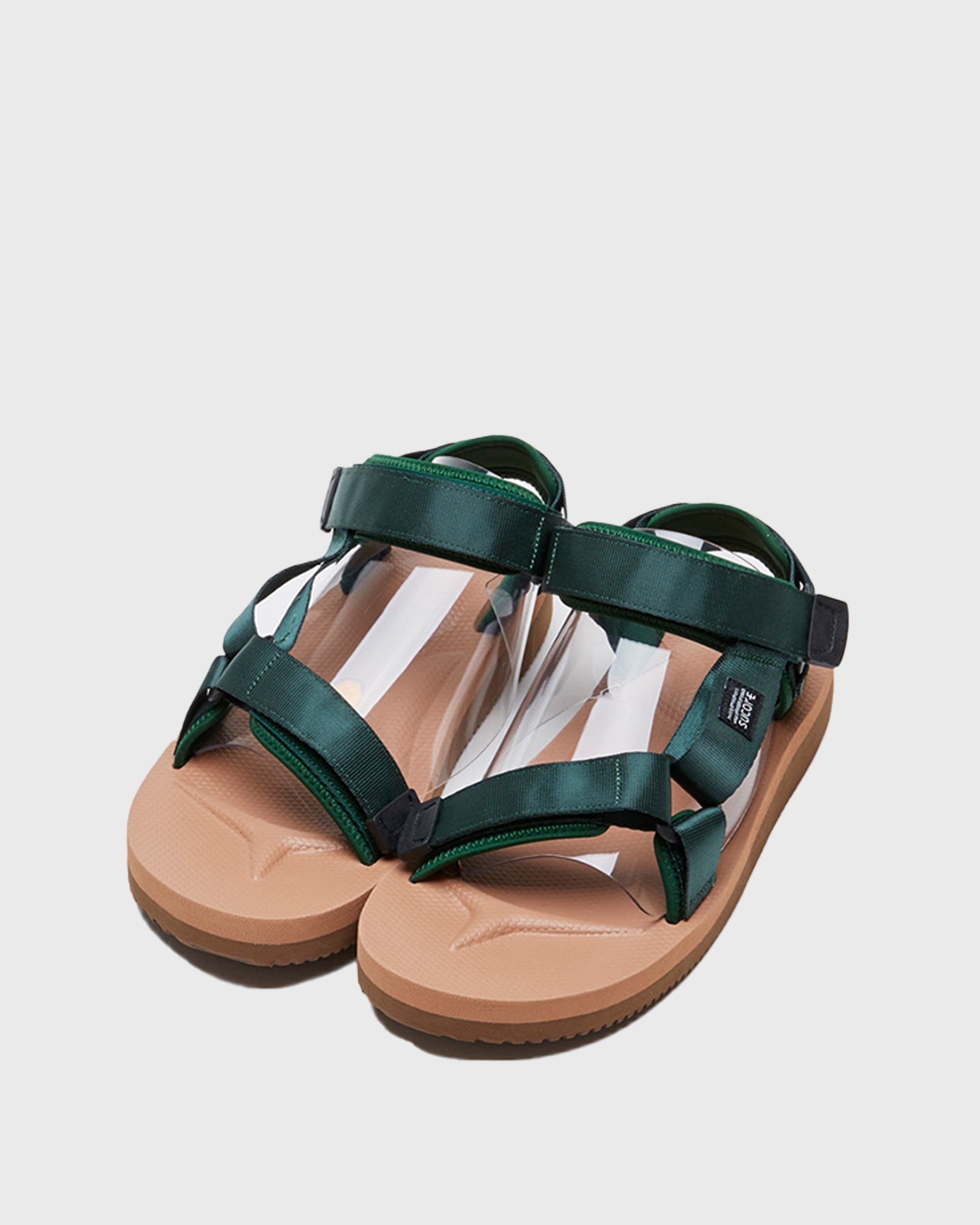 SUICOKE DEPA-V2 SANDALS - Forest x Brown. From Fall/Winter 2021 collection on SUICOKE Official US & Canada Webstore.