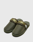 SUICOKE ZAVO-Cab MULES - Olive. From Spring/Summer 2023 collection on SUICOKE Official US & Canada Webstore.