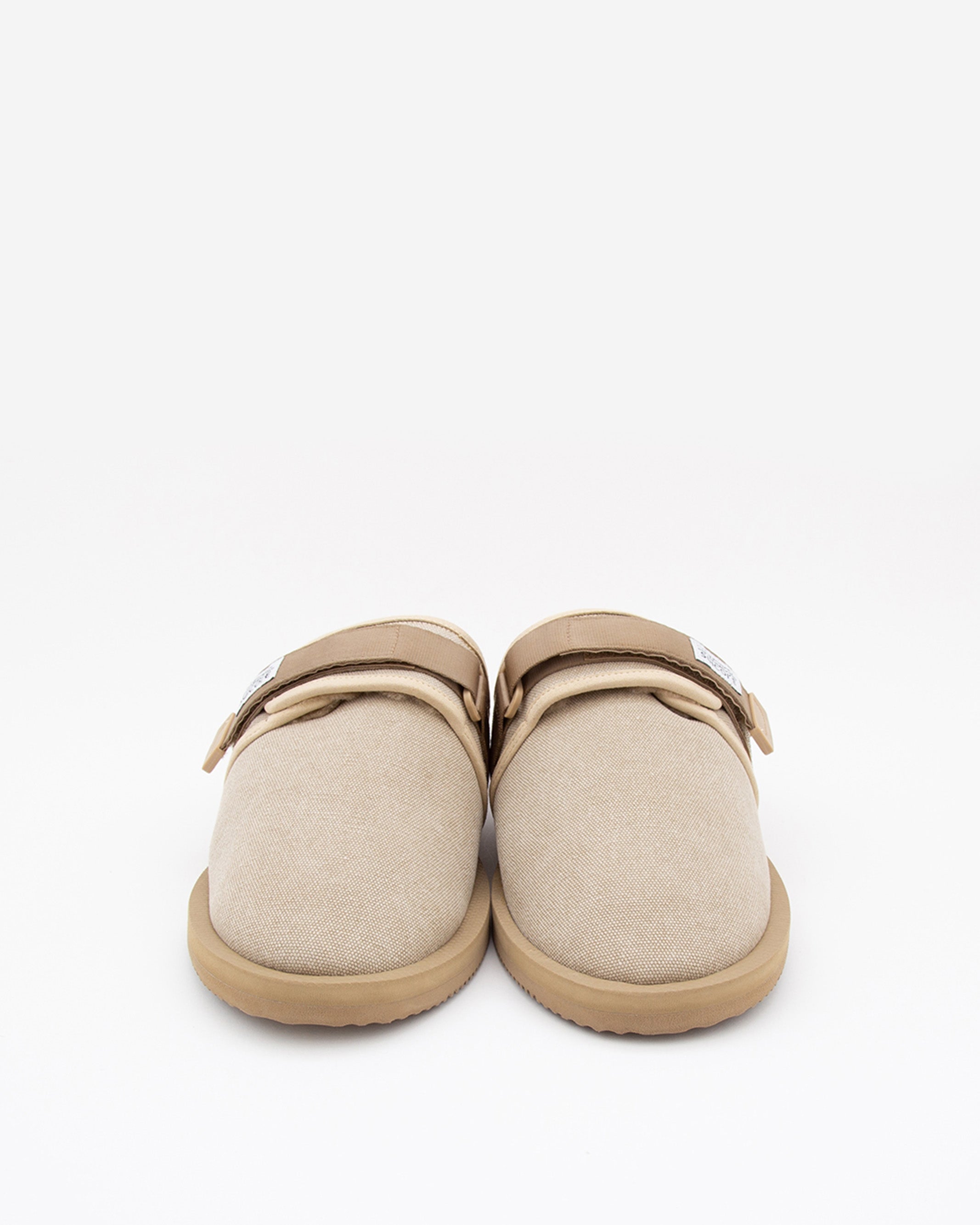 SUICOKE Daniel Arsham Edition ZAVO-MabDA MULES - Beige. From Fall/Winter 2021 collection on SUICOKE Official US & Canada Webstore.