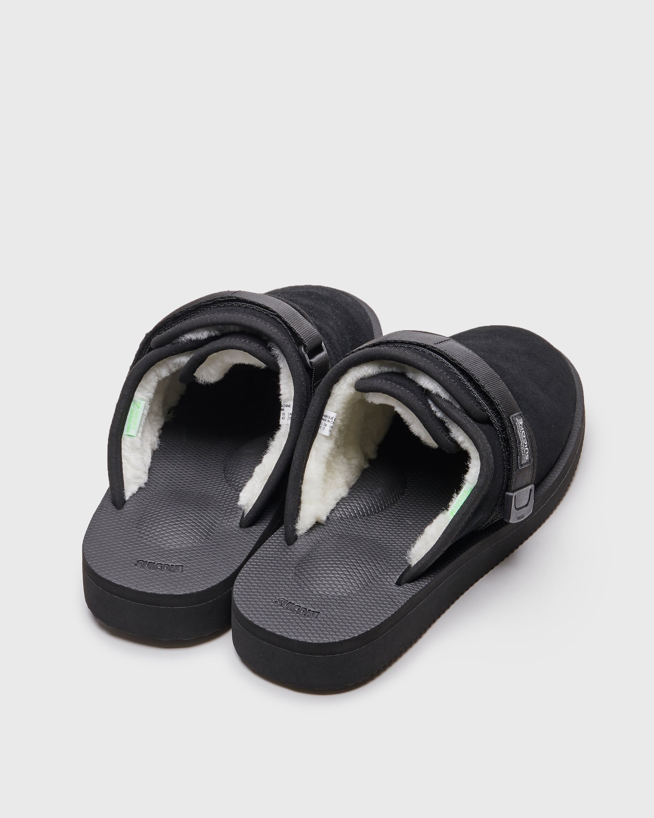 SUICOKE ZAVO-Mab - Black MULES From Spring/Summer 2023 collection on SUICOKE Official US & Canada Webstore.