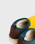 SUICOKE Aime Leon Dore Edition RON-MAIM-MID shoes with mixed color  cow suede + shearling linng upper, EVA antibacterial footbed, SUICOKE original sole. From Aime Dore capsule collection on SUICOKE Official US & Canada Webstore.