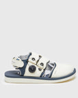 SUICOKE HAKU-ab SANDALS - IVORY X NAVY. From Spring/Summer 2023 collection on SUICOKE Official US & Canada Webstore.