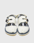 SUICOKE HAKU-ab SANDALS - IVORY X NAVY. From Spring/Summer 2023 collection on SUICOKE Official US & Canada Webstore.