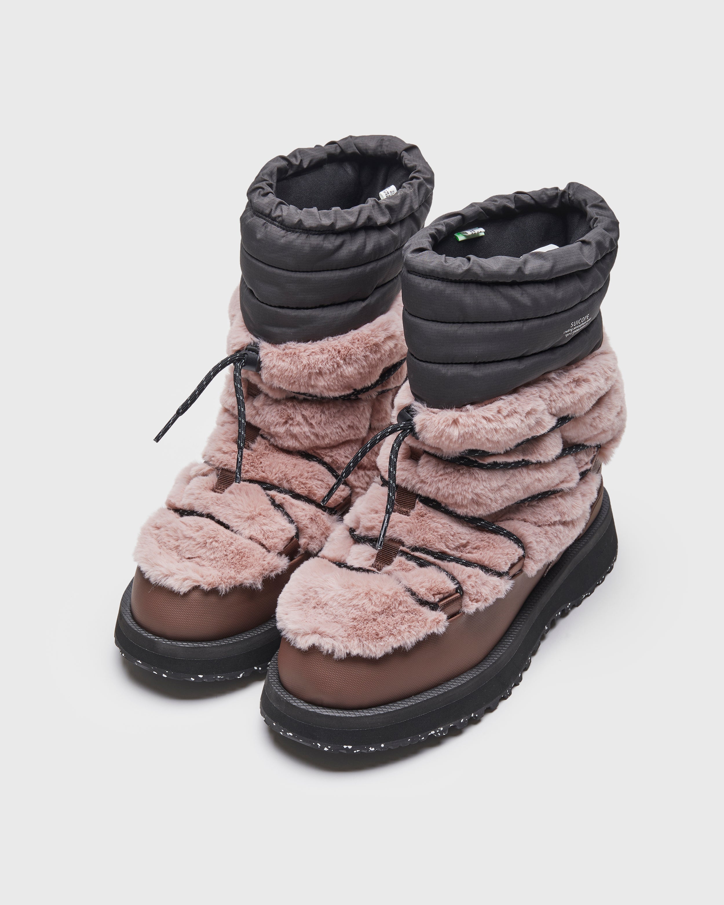 Shop BOWER-TRab-HI-FUR (OG-340TRab-HI-FUR) in PINK  TRUFFLE  From Fall Winter 2024 collection on SUICOKE Official US & Canada Webstore | suicoke.ca.