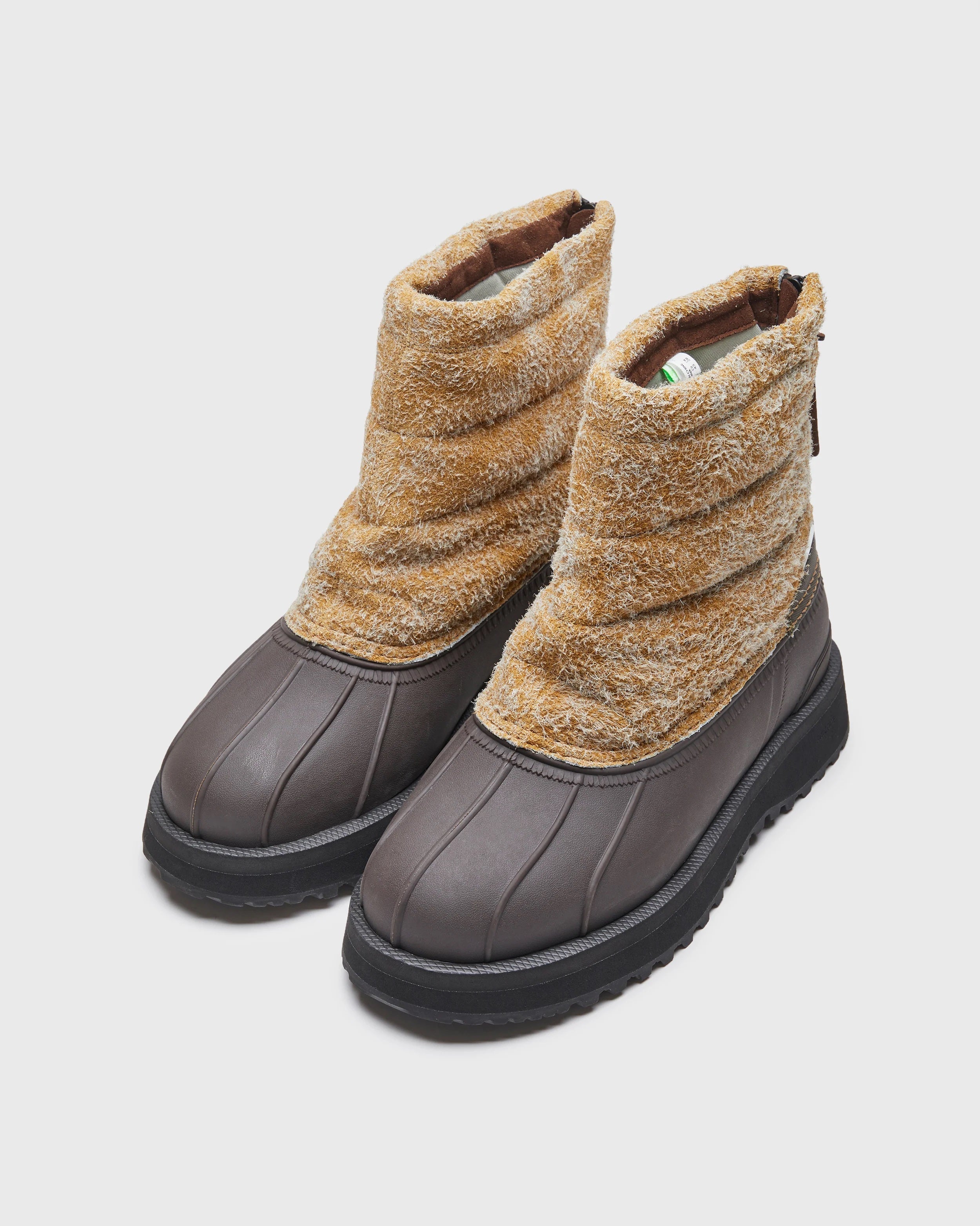 SUICOKE BOWAL-HSTRwpab - Yellow Moss & Brown BOOTS From Fall/Winter 2024 collection on SUICOKE Official US & Canada Webstore. OG-378HSTRWPAB YELLOW MOSS X BROWN