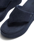 Platforms Denim Wedge Toe-Post Sandals
