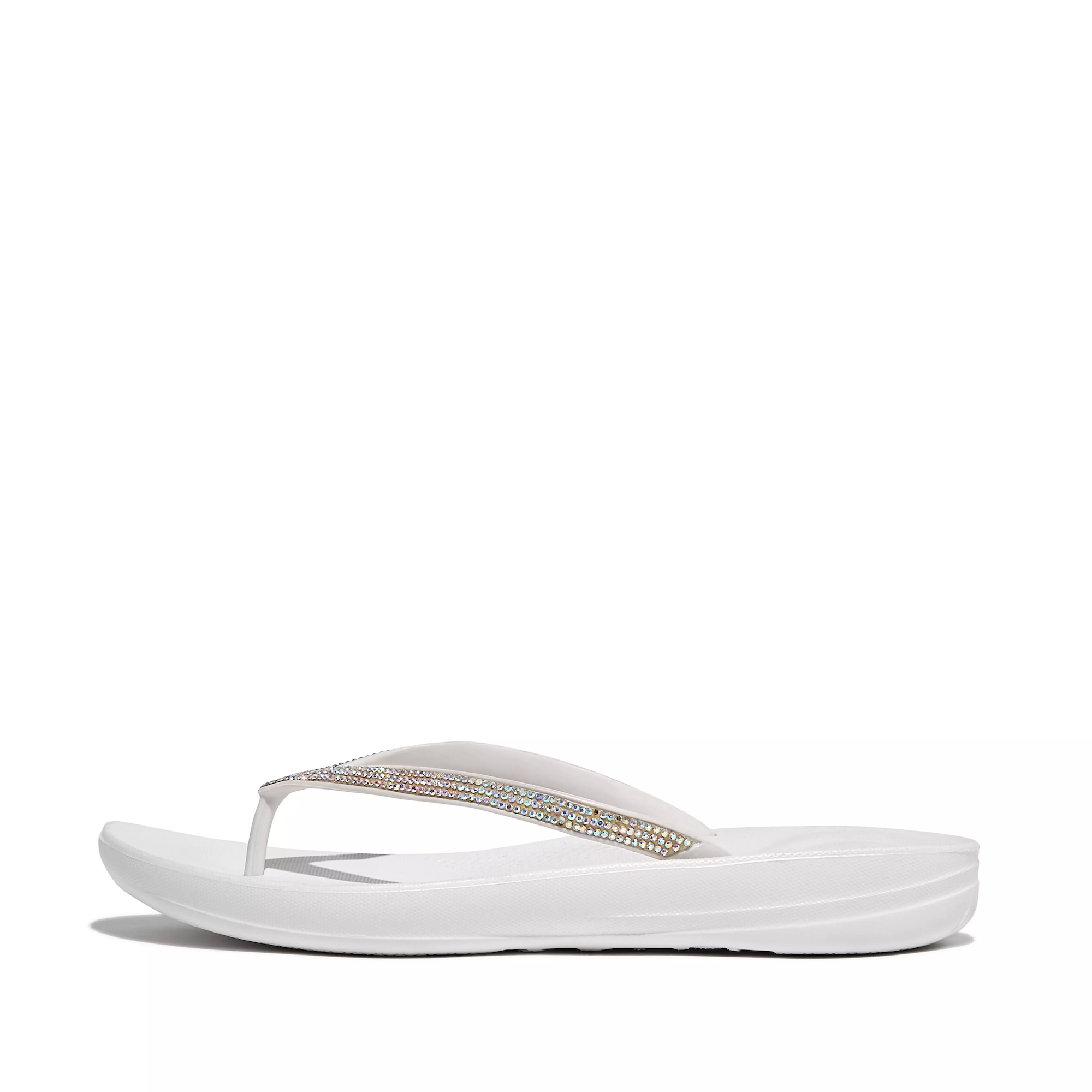 FITFLOP Iqushion Sparkle in White R08 | Shop from eightywingold an official brand partner for Fitflop Canada and US.