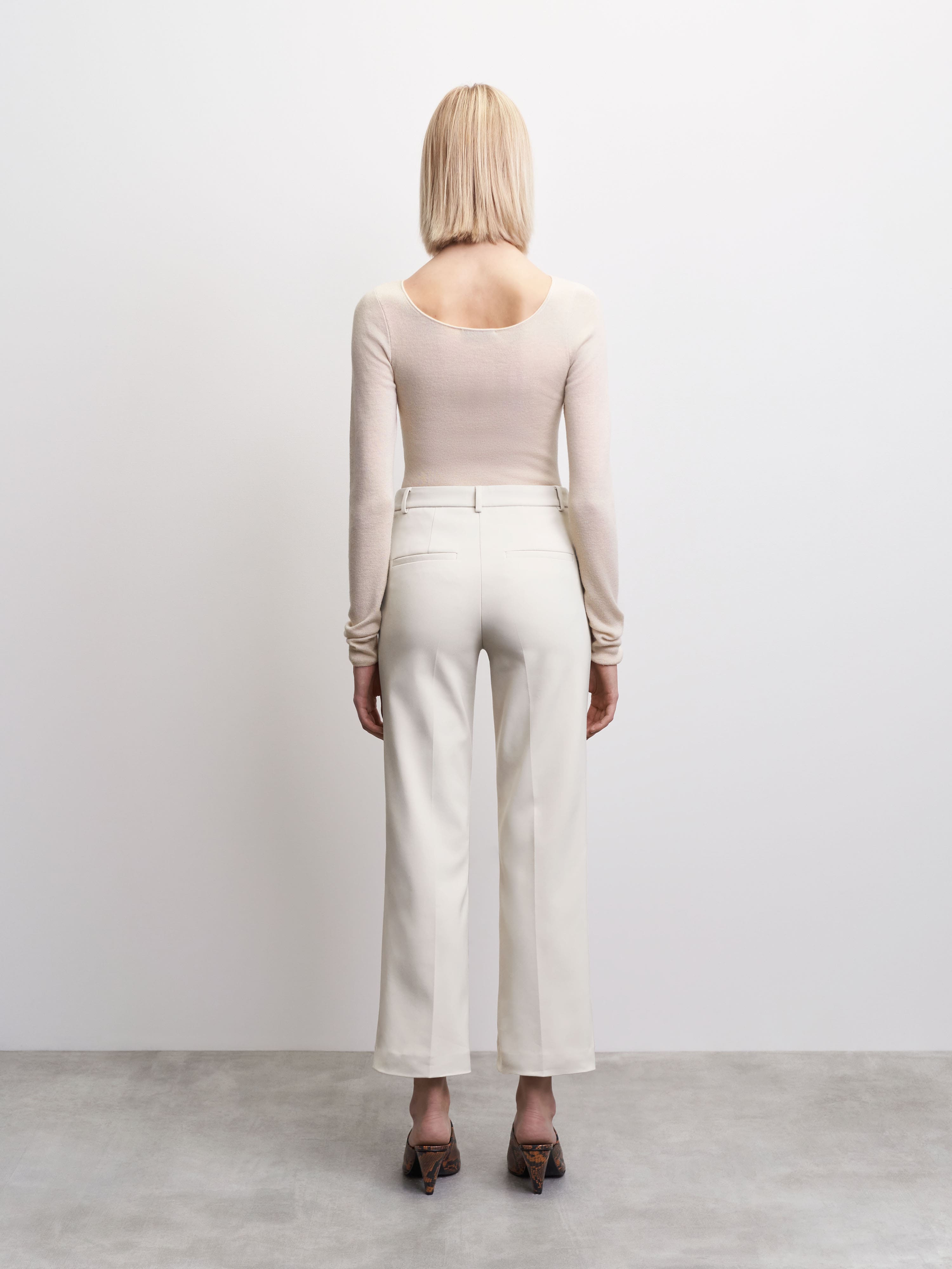TIGER OF SWEDEN Noora 3 Trousers in White S69302076 | eightywingold 