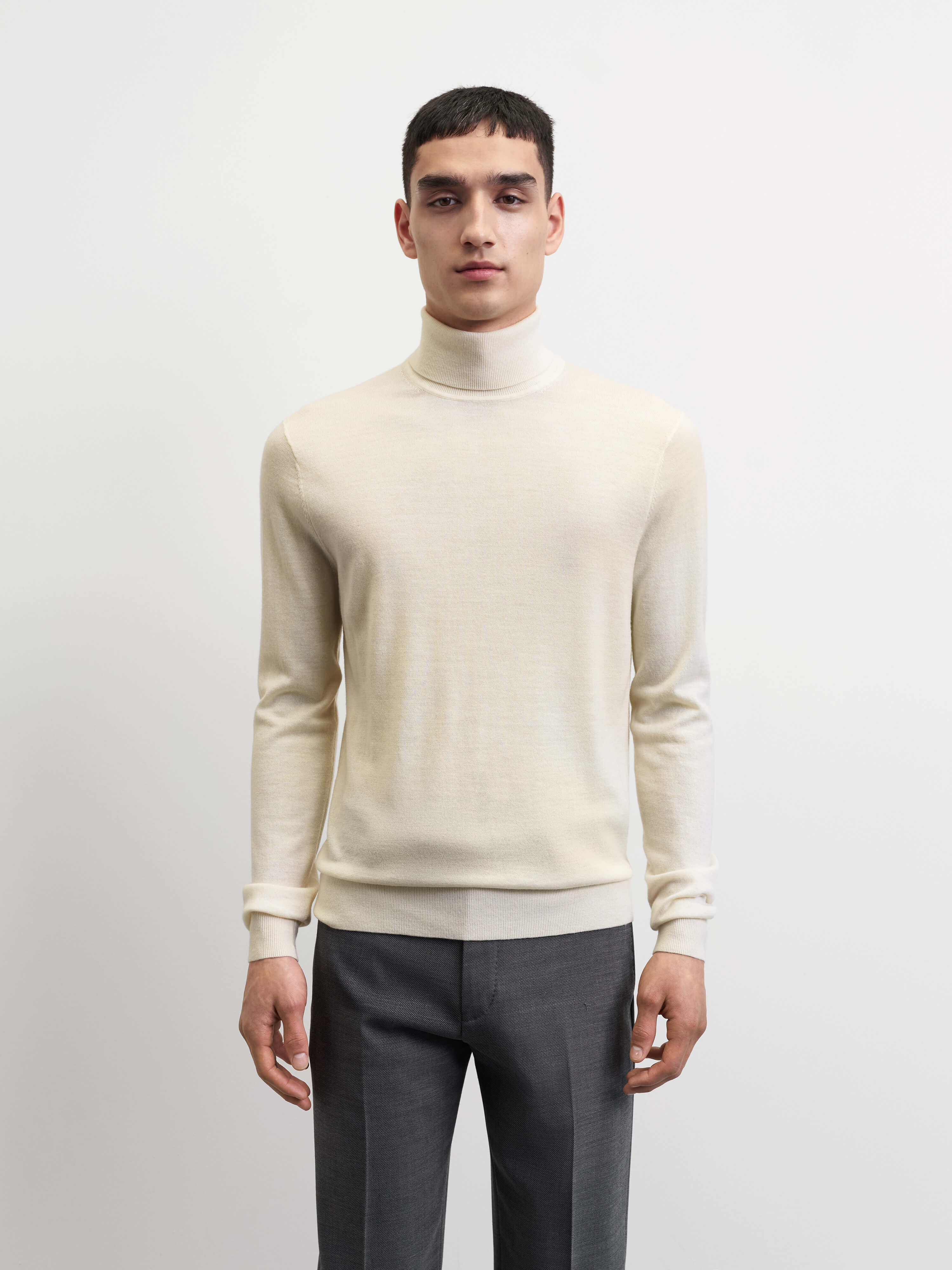 TIGER OF SWEDEN Nevile Pullover in Ivory T68915057 | eightywingold 