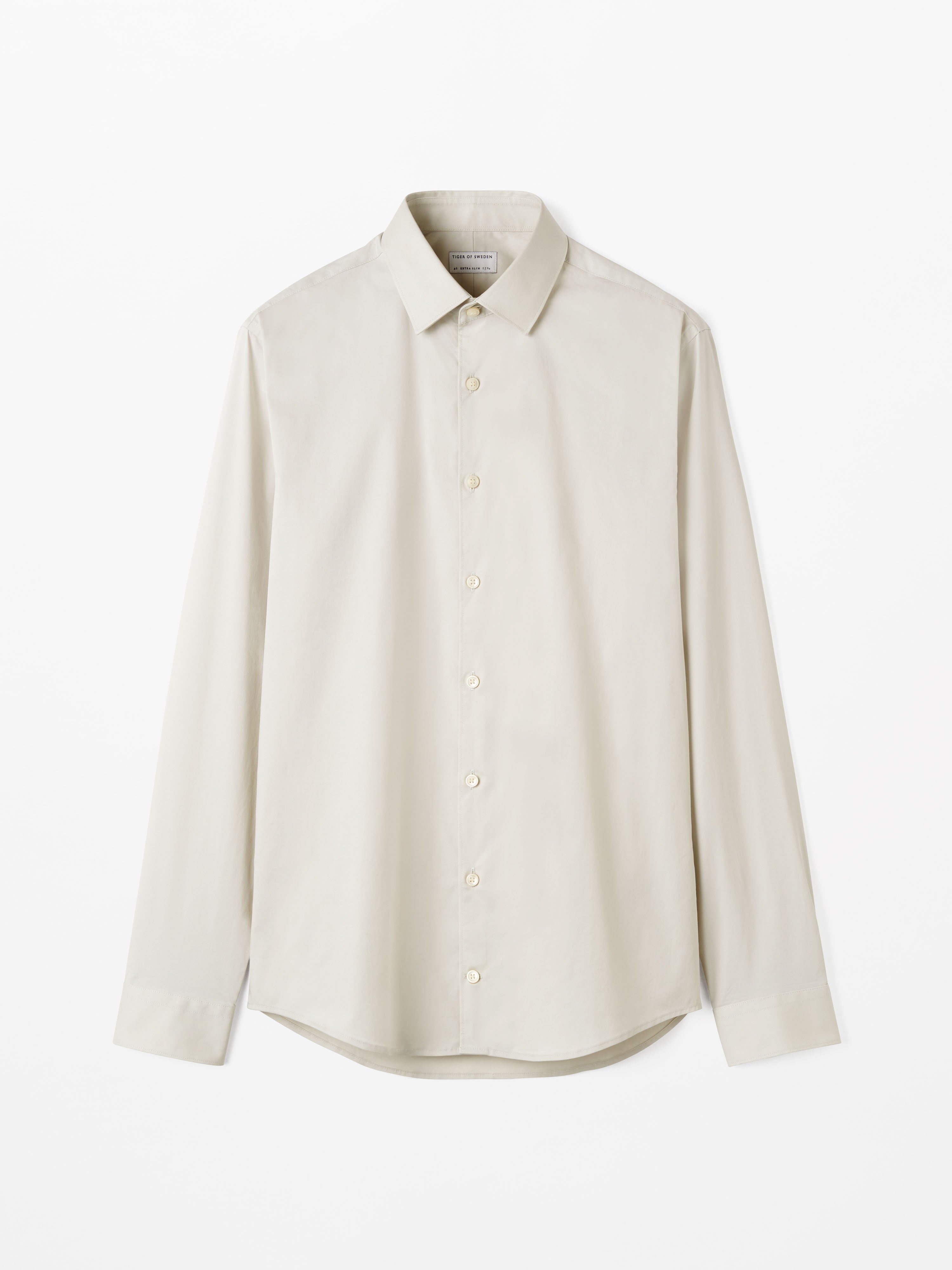 TIGER OF SWEDEN Filbrodie Shirt in Off White T68997042| eightywingold 