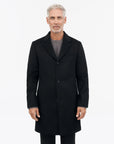 TIGER OF SWEDEN Finnan Coat in Black T69502019 | eightywingold 