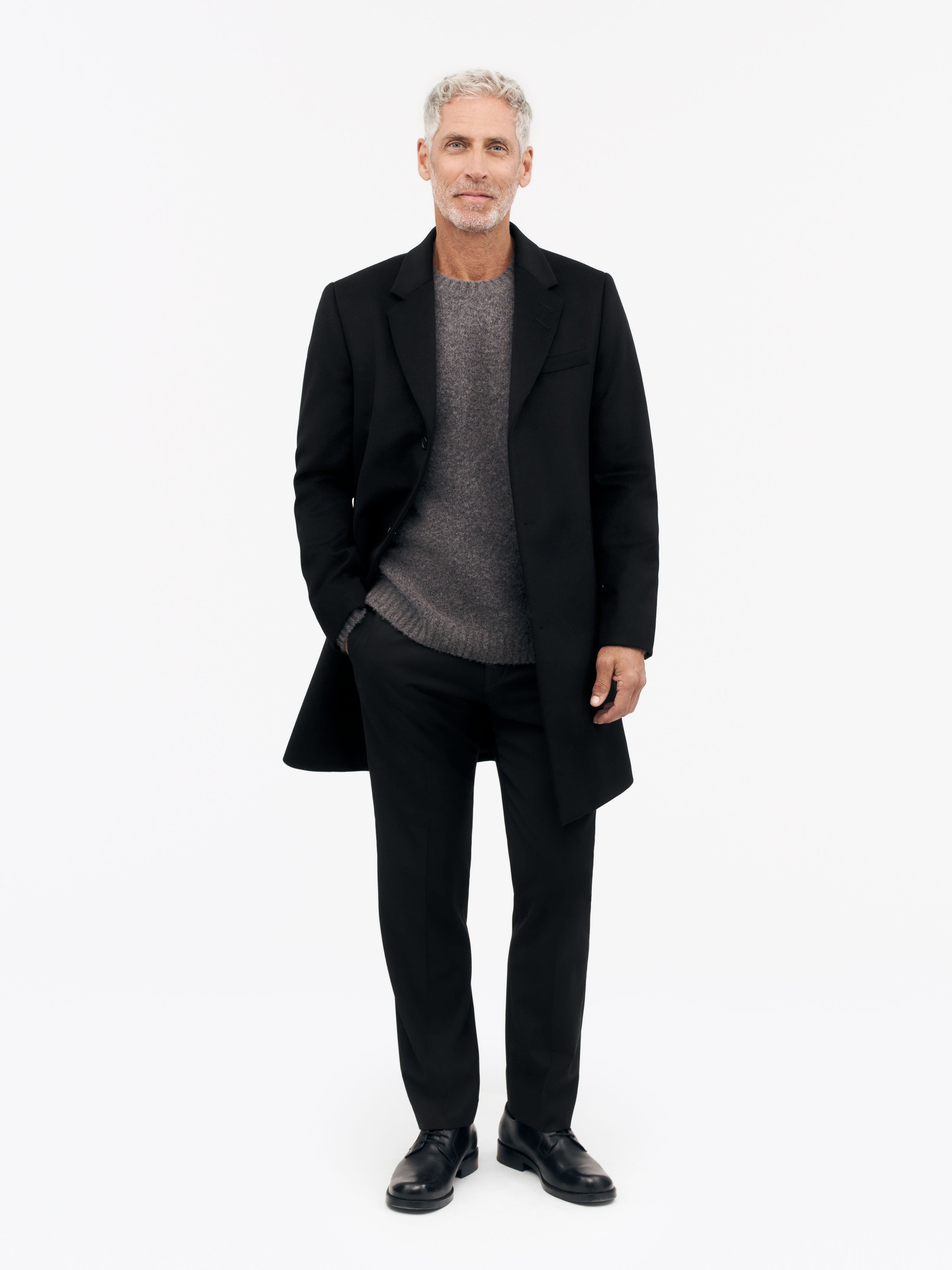 TIGER OF SWEDEN Finnan Coat in Black T69502019 | eightywingold 