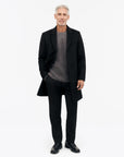 TIGER OF SWEDEN Finnan Coat in Black T69502019 | eightywingold 