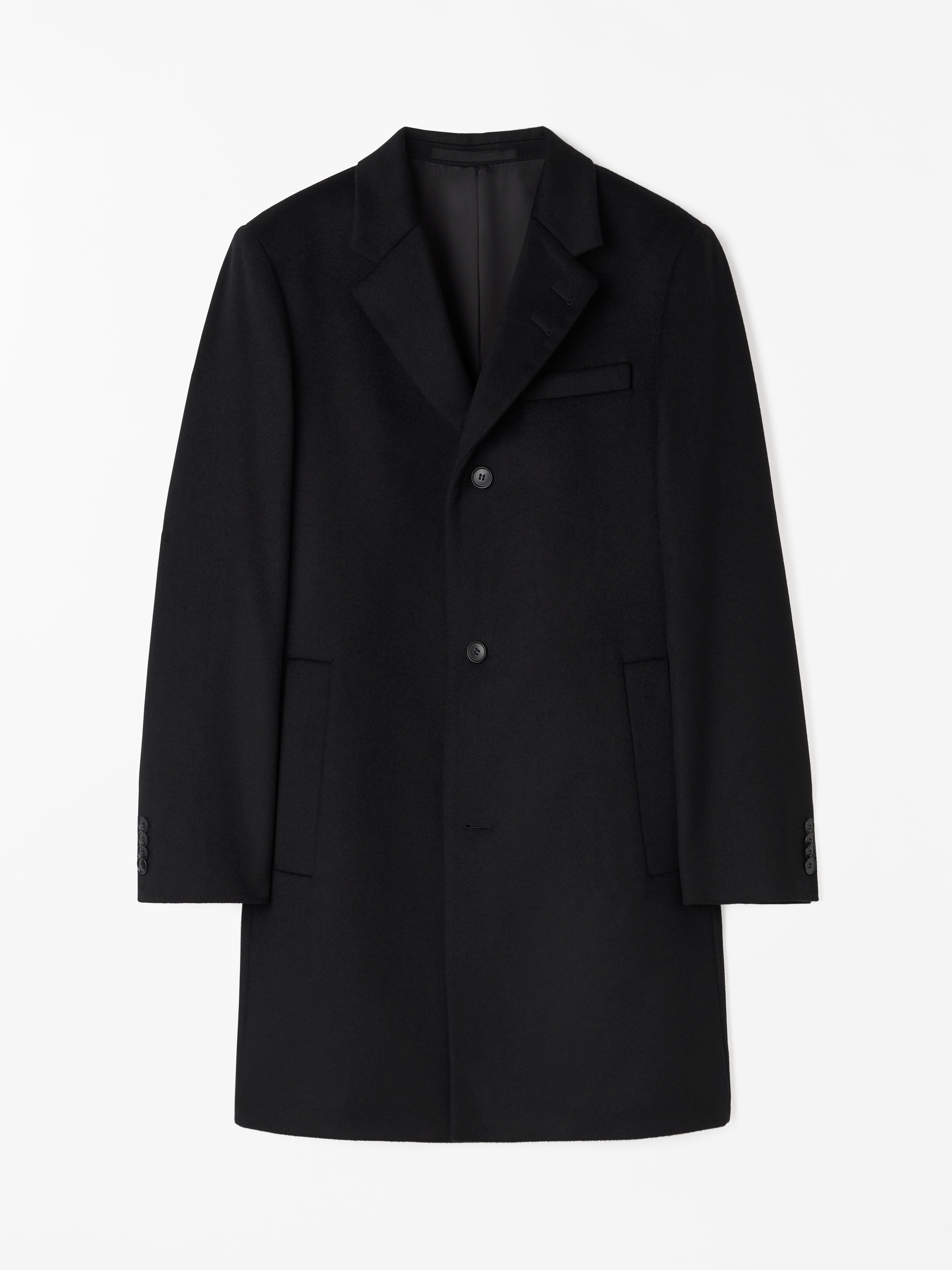 TIGER OF SWEDEN Finnan Coat in Black T69502019 | eightywingold 