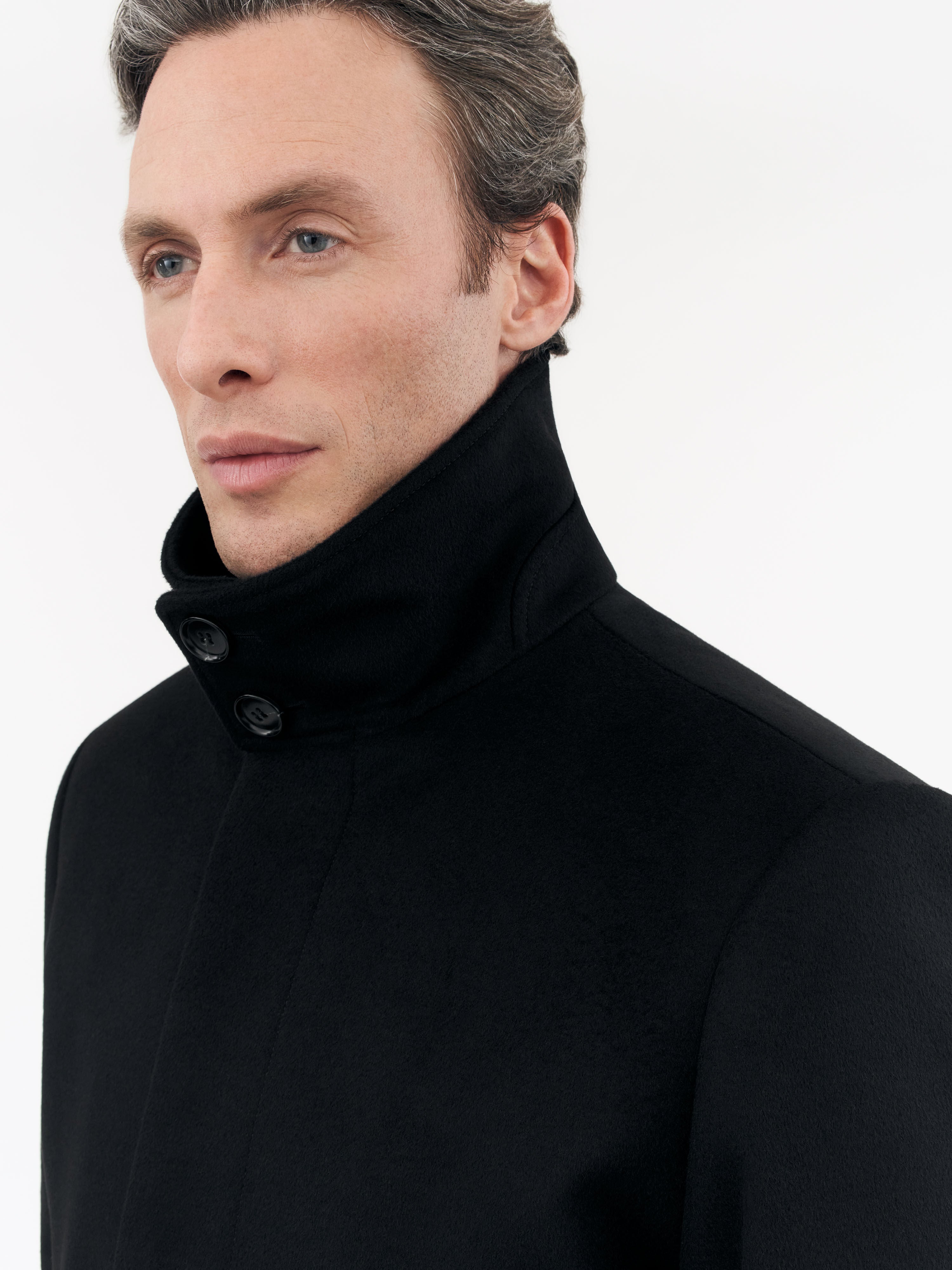 TIGER OF SWEDEN Aleric Coat in Black T69502020 | eightywingold 