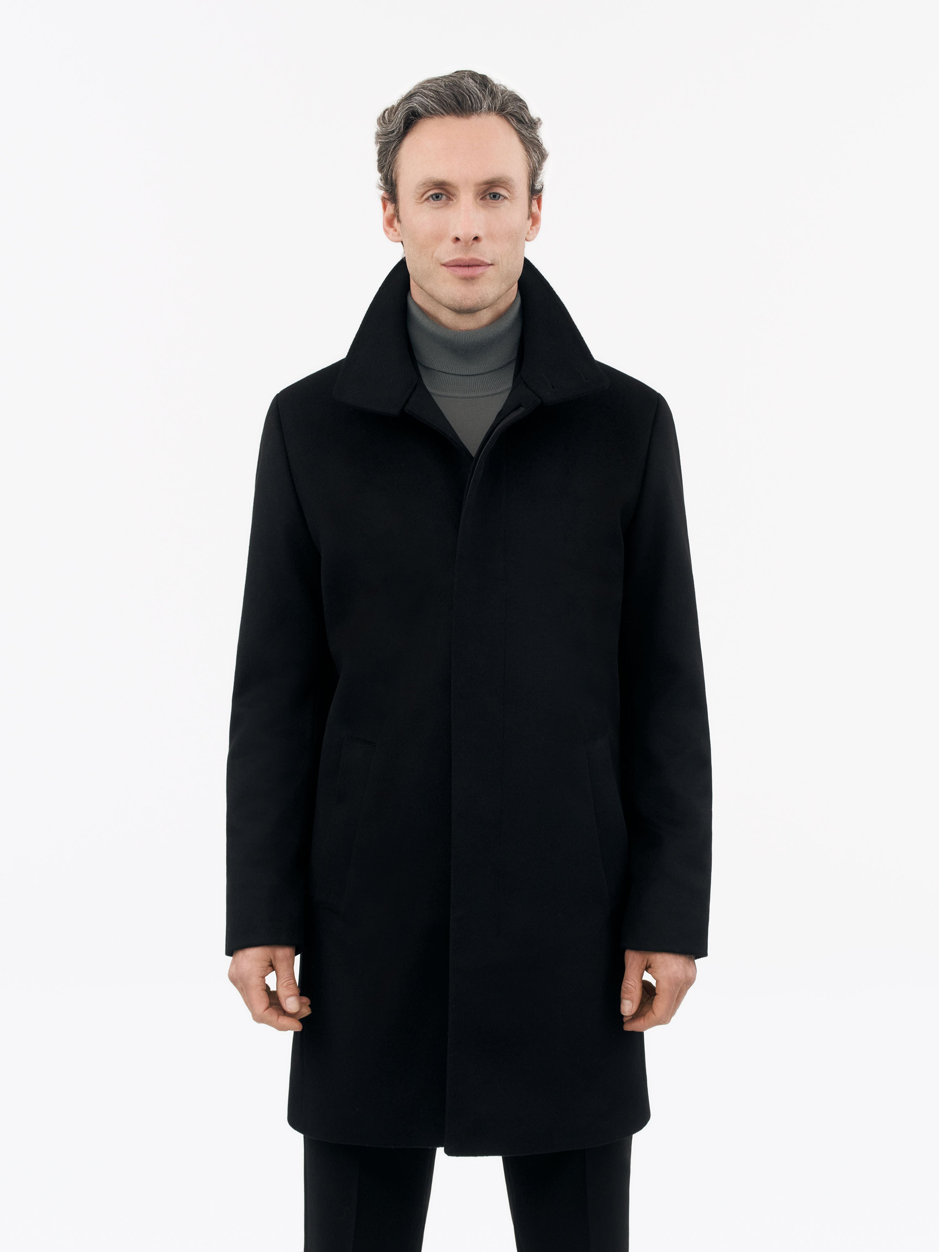 TIGER OF SWEDEN Aleric Coat in Black T69502020 | eightywingold 