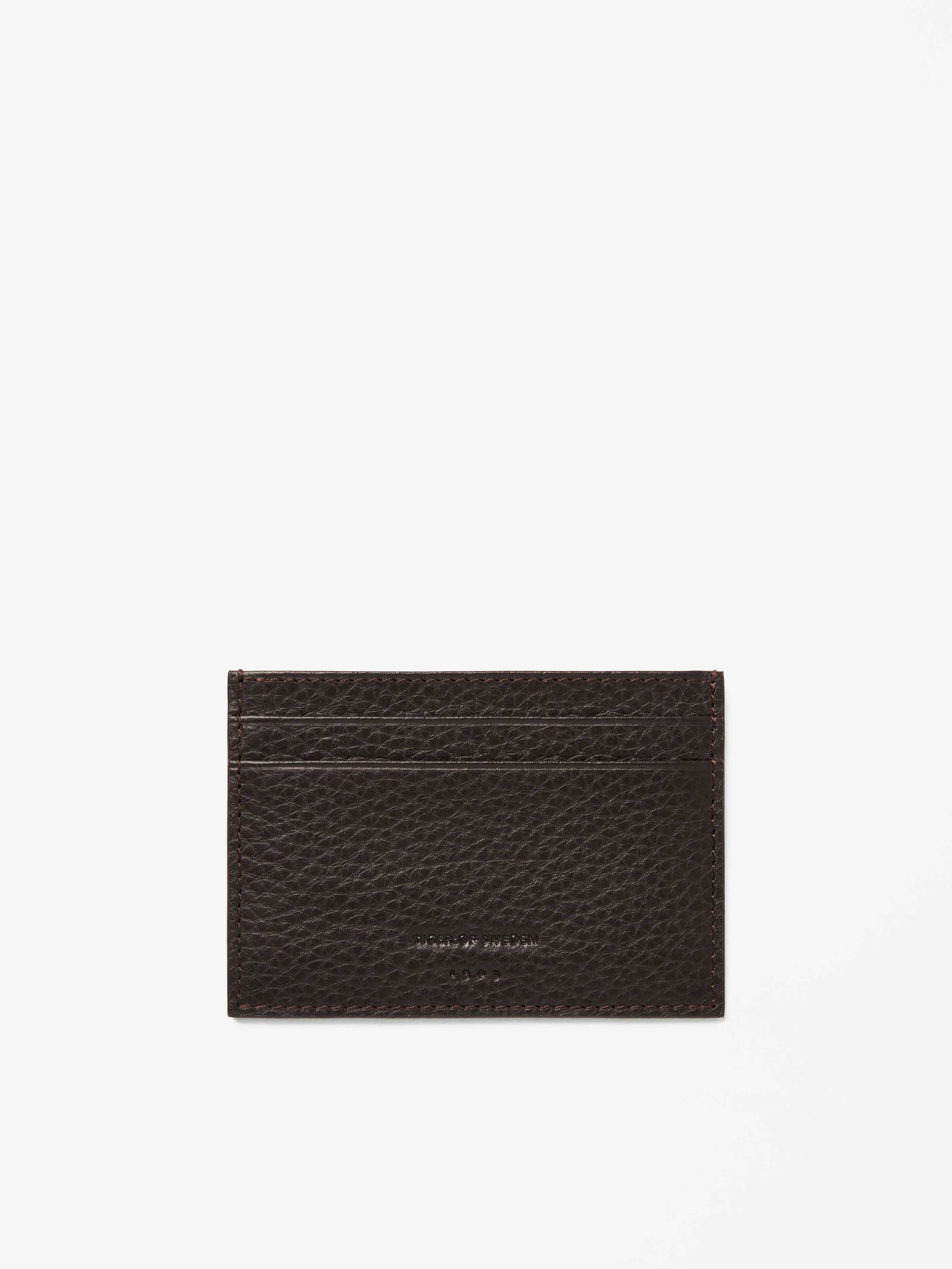 Tiger Of Sweden Wharf Cardholder in Brown T70332080 | Shop from eightywingold an official brand partner for Tiger Of Sweden in Canada and US.