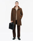 TIGER OF SWEDEN Aleric Coat in Light Brown T70419007 | eightywingold 