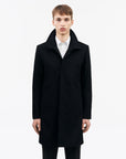 TIGER OF SWEDEN Aleric Coat in Black T70420007 | eightywingold 