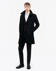 TIGER OF SWEDEN Aleric Coat in Black T70420007 | eightywingold 