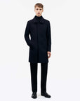 TIGER OF SWEDEN Aleric Coat in Navy T70420007 | eightywingold 