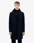 TIGER OF SWEDEN Aleric Coat in Navy T70420007 | eightywingold 