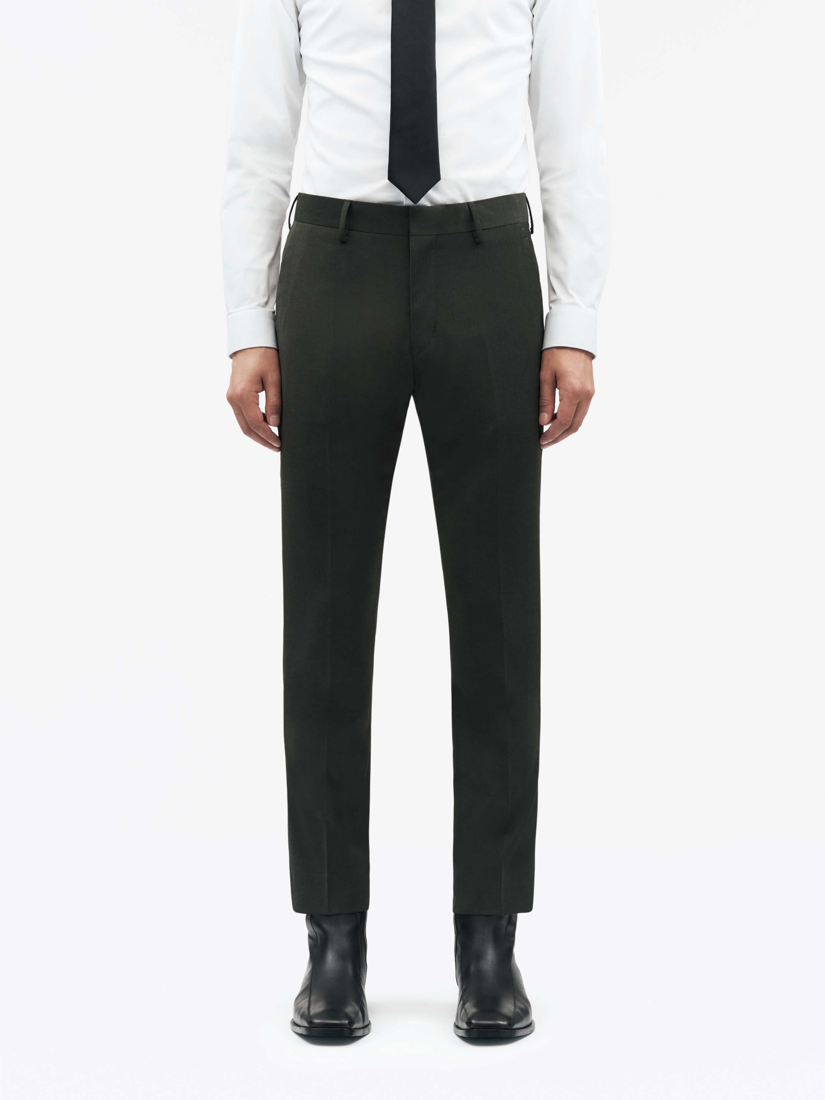 Tiger Of Sweden Tenutas Stretch Trousers in Dark Green T70699013Z | Shop from eightywingold an official brand partner for Tiger Of Sweden in Canada and US.
