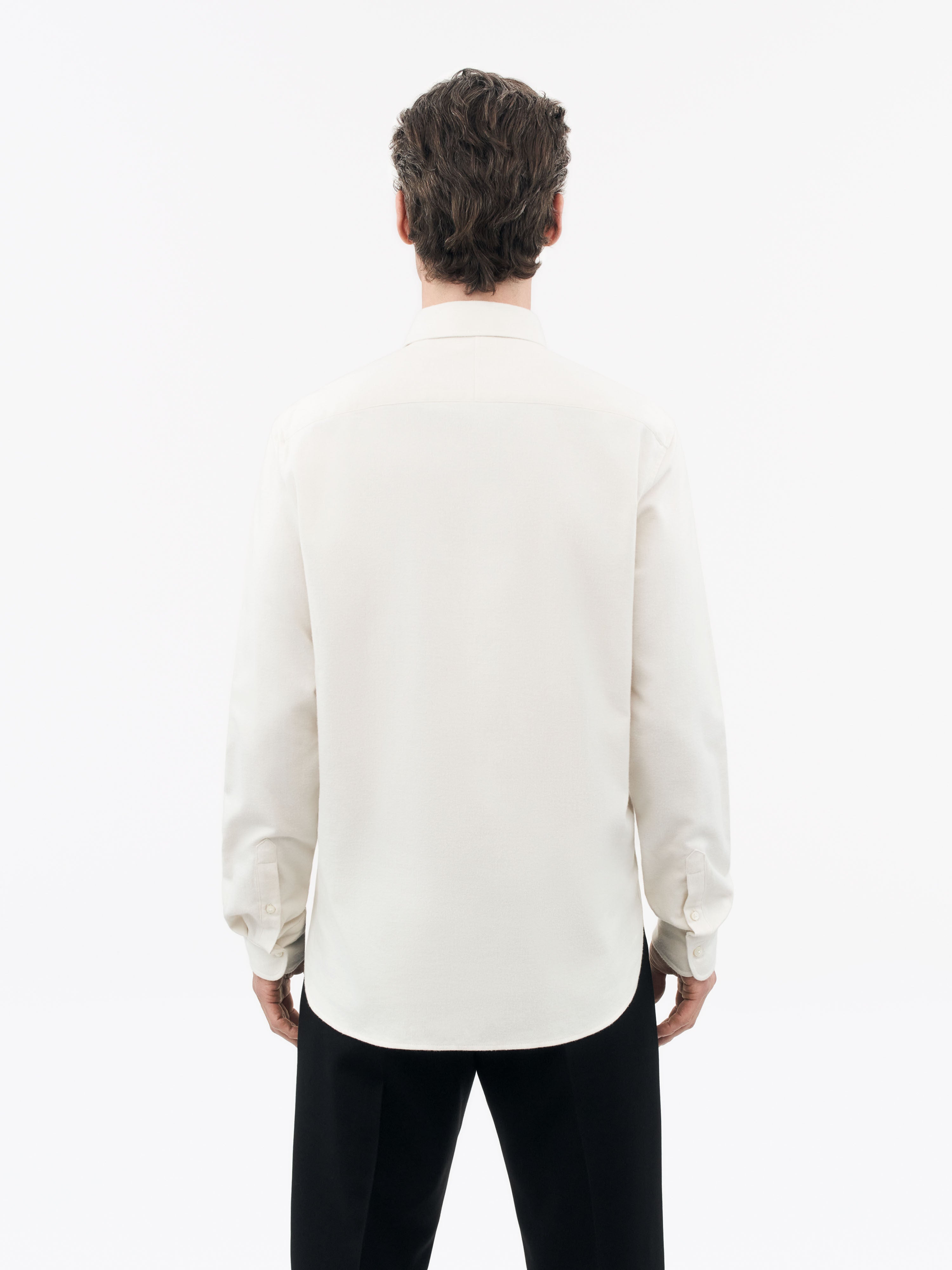 TIGER OF SWEDEN Benjamins Shirt in Off-White T72545001 | eightywingold 