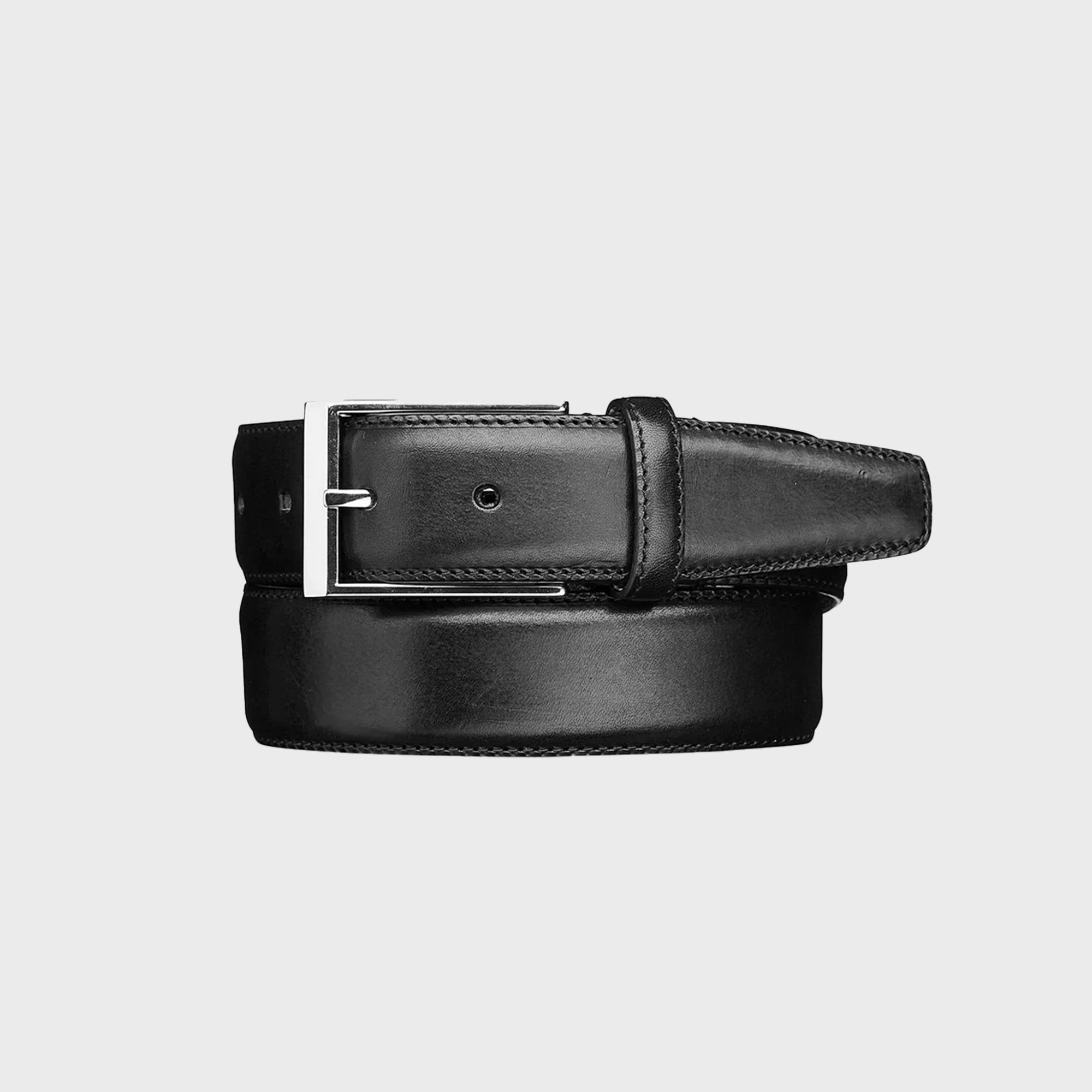 Tiger of Sweden Helmi Leather Belt in Black U49055040Z | eightywingold