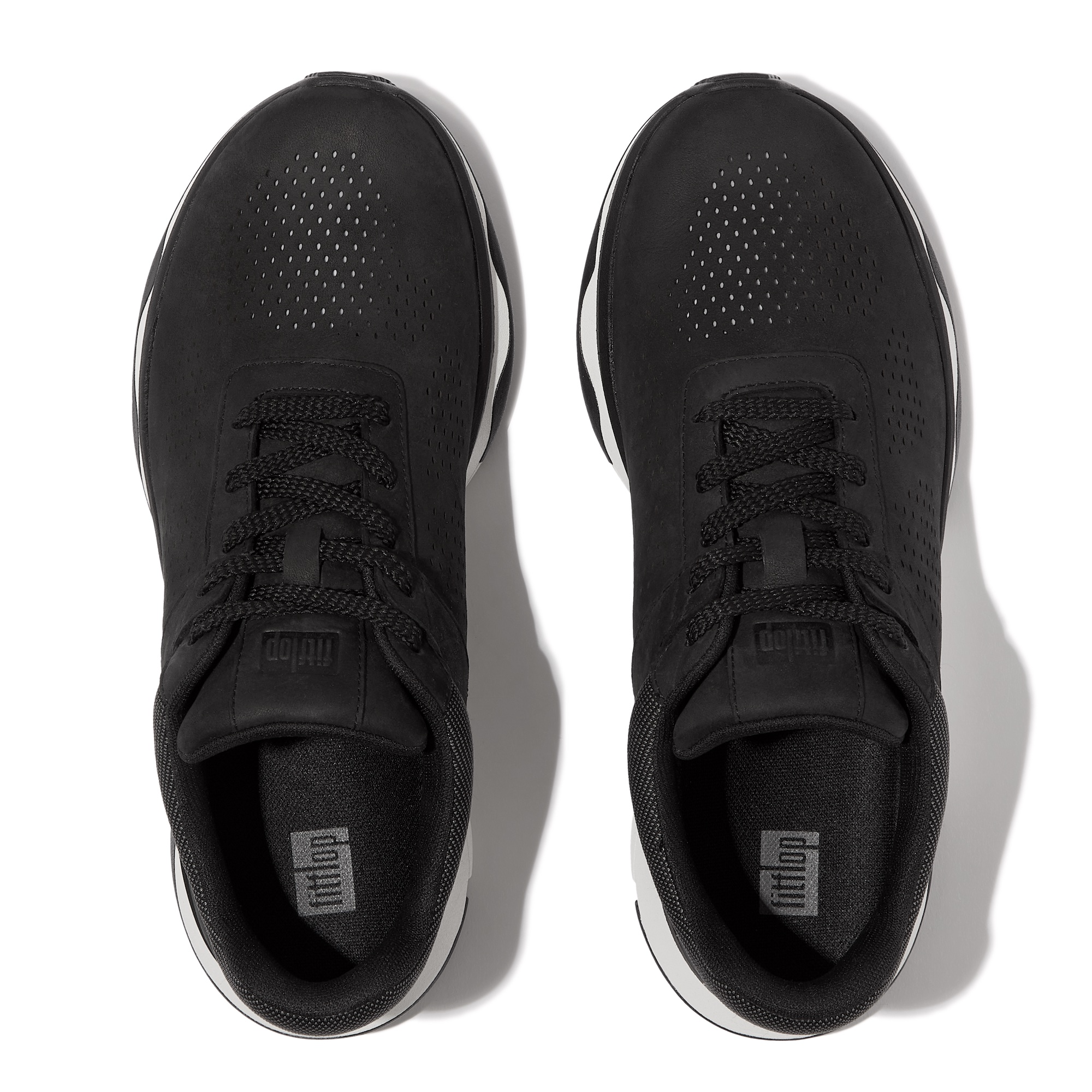 FITFLOP Vitamin FFX Perf Nubuck Sports Sneakers in Black IC9 | Shop from eightywingold an official brand partner for Fitflop Canada and US.