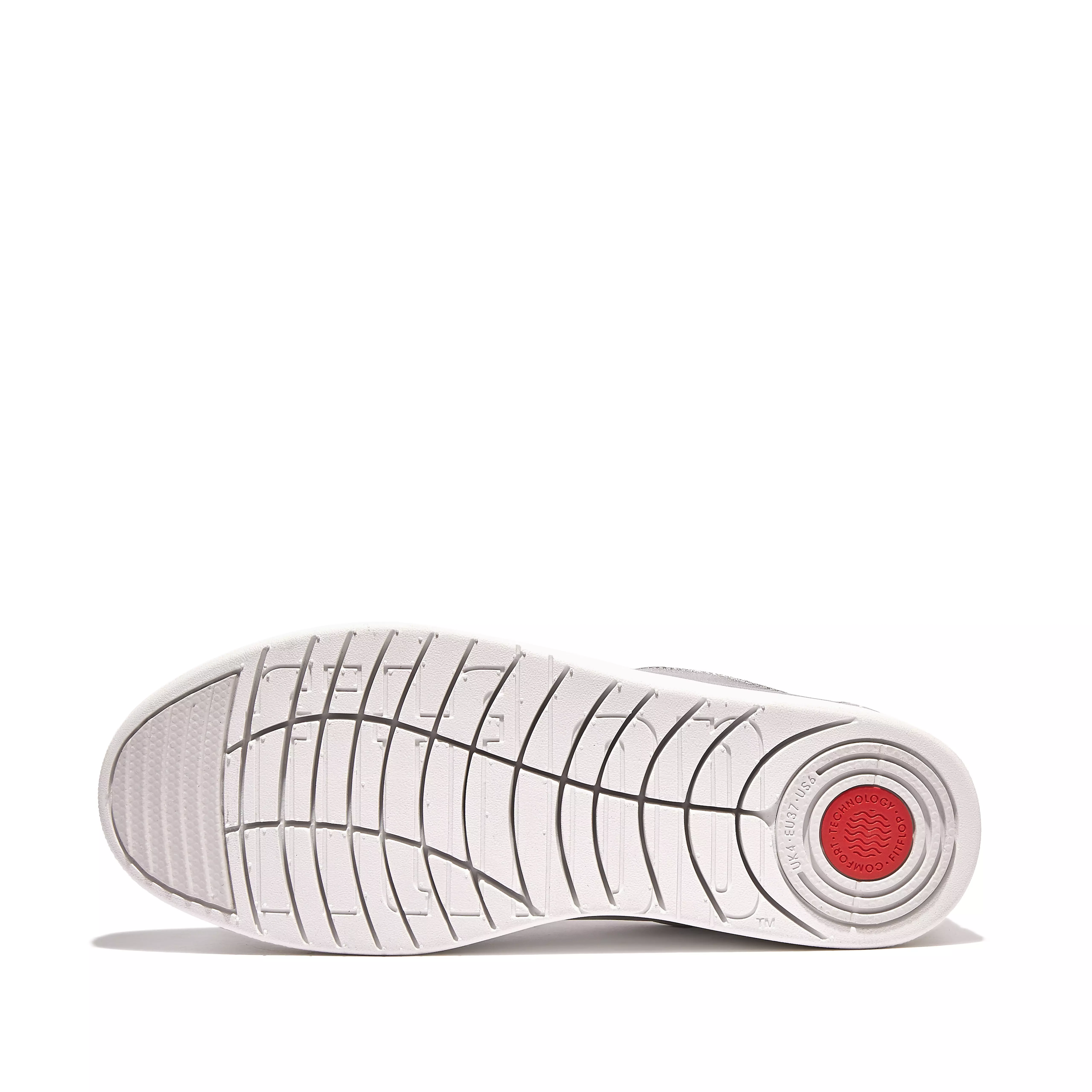 FITFLOP Rally Metallic Backtab Sneakers in Silver X22 | Shop from eightywingold an official brand partner for Fitflop Canada and US.