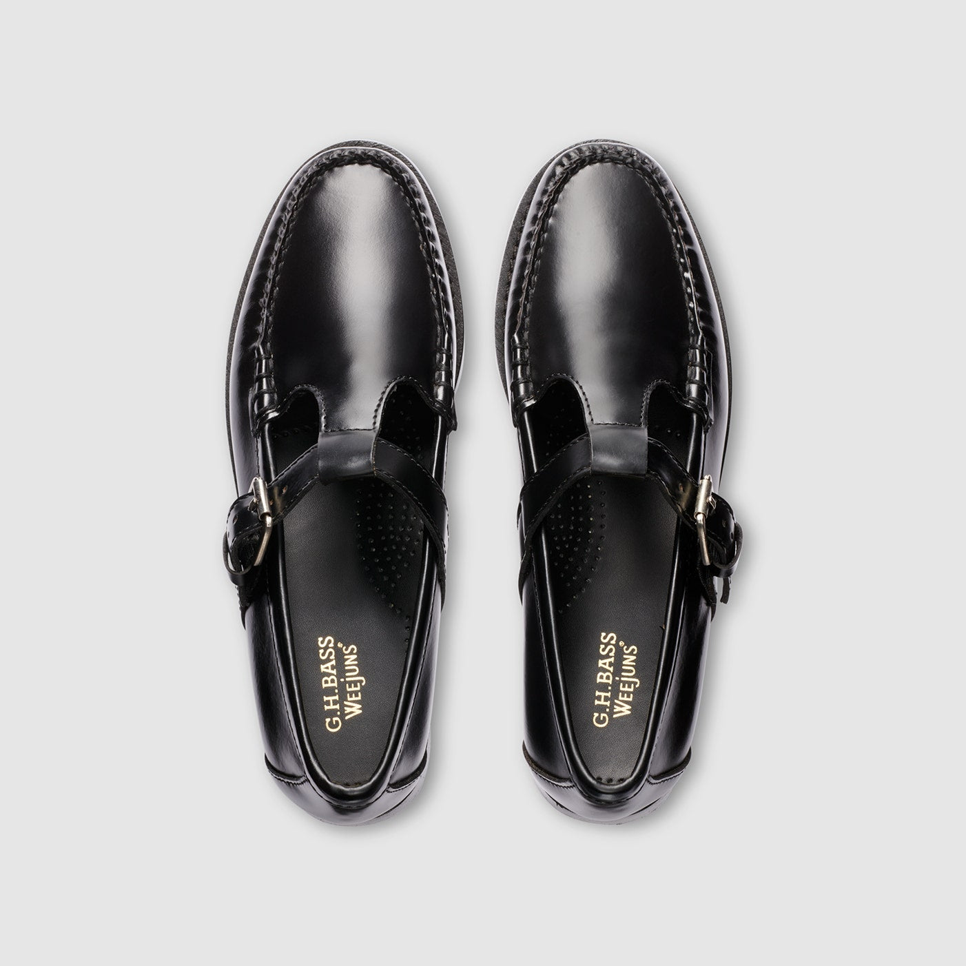 G.H Bass Mary Jane Weejuns Loafers in Black BAX2W957 | Shop from eightywingold an official brand partner for G.H. Bass in Canada and US.