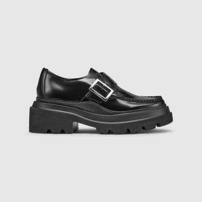G.H. Bass Ella Platform Derby in Black BAX3D002 | Shop from eightywingold an official brand partner for G.H. Bass Canada and US.  