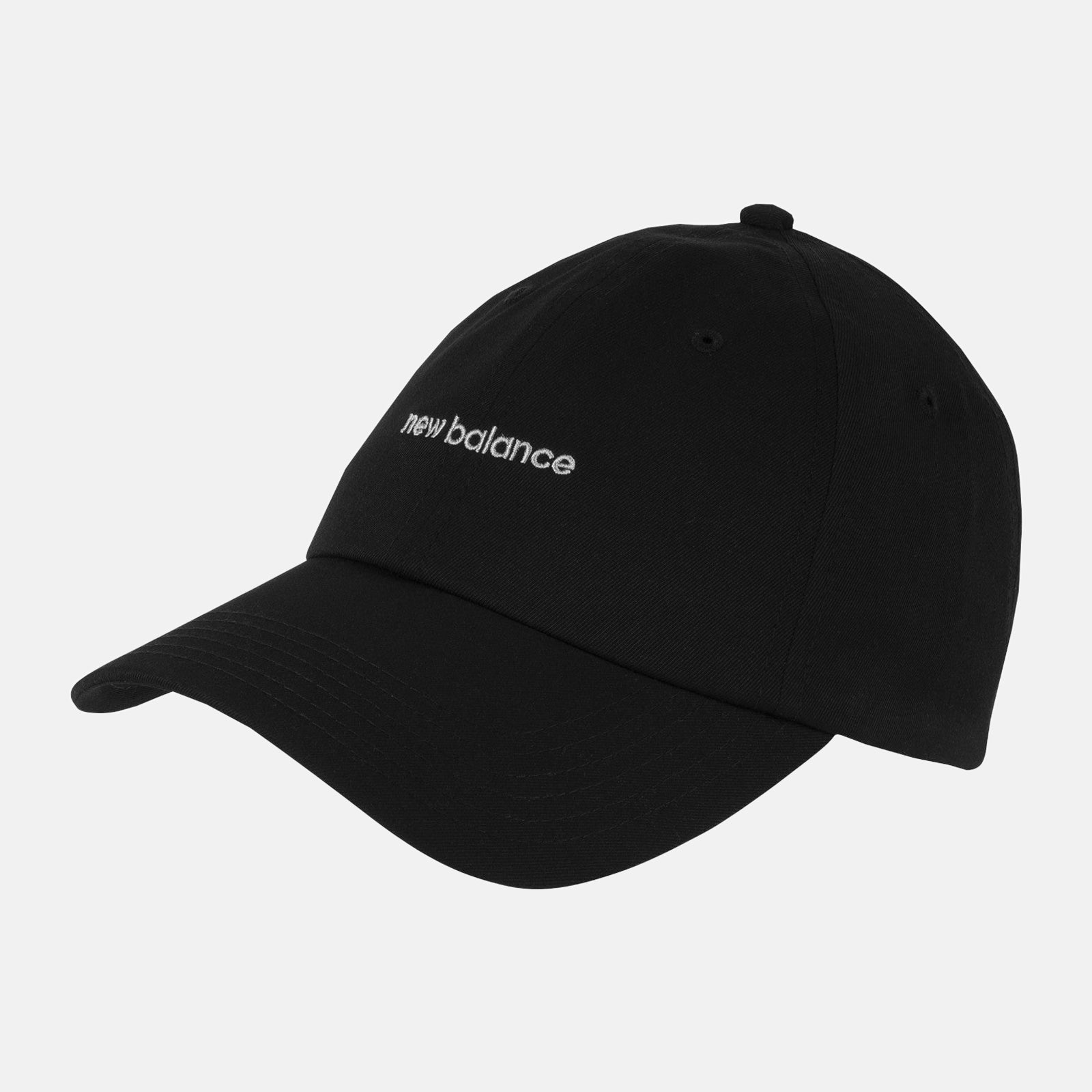 NEW BALANCE NB Linear Logo Hat in Black LAH21100 O/S BLACK FROM EIGHTYWINGOLD - OFFICIAL BRAND PARTNER