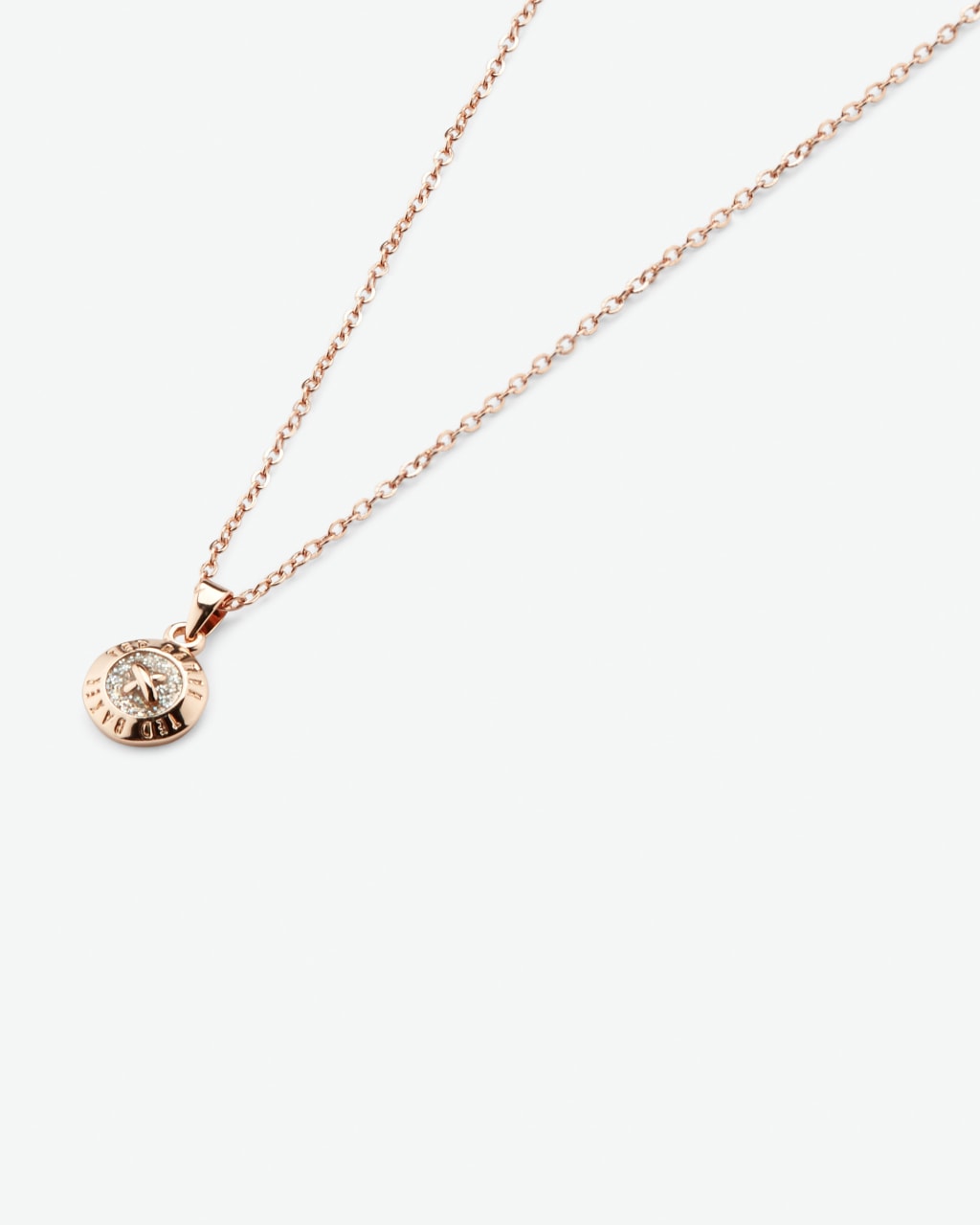 Elvina enamel button necklace on sale