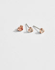 Neenia Nano Heart Stud Earring in Rose Gold | eightywingold - official partner of Ted Baker
