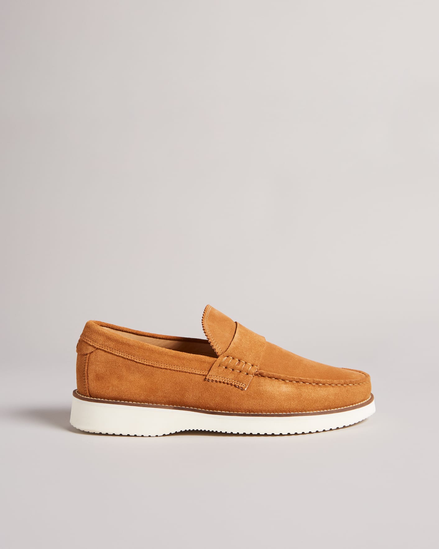 Isaac Suede Loafers in Tan