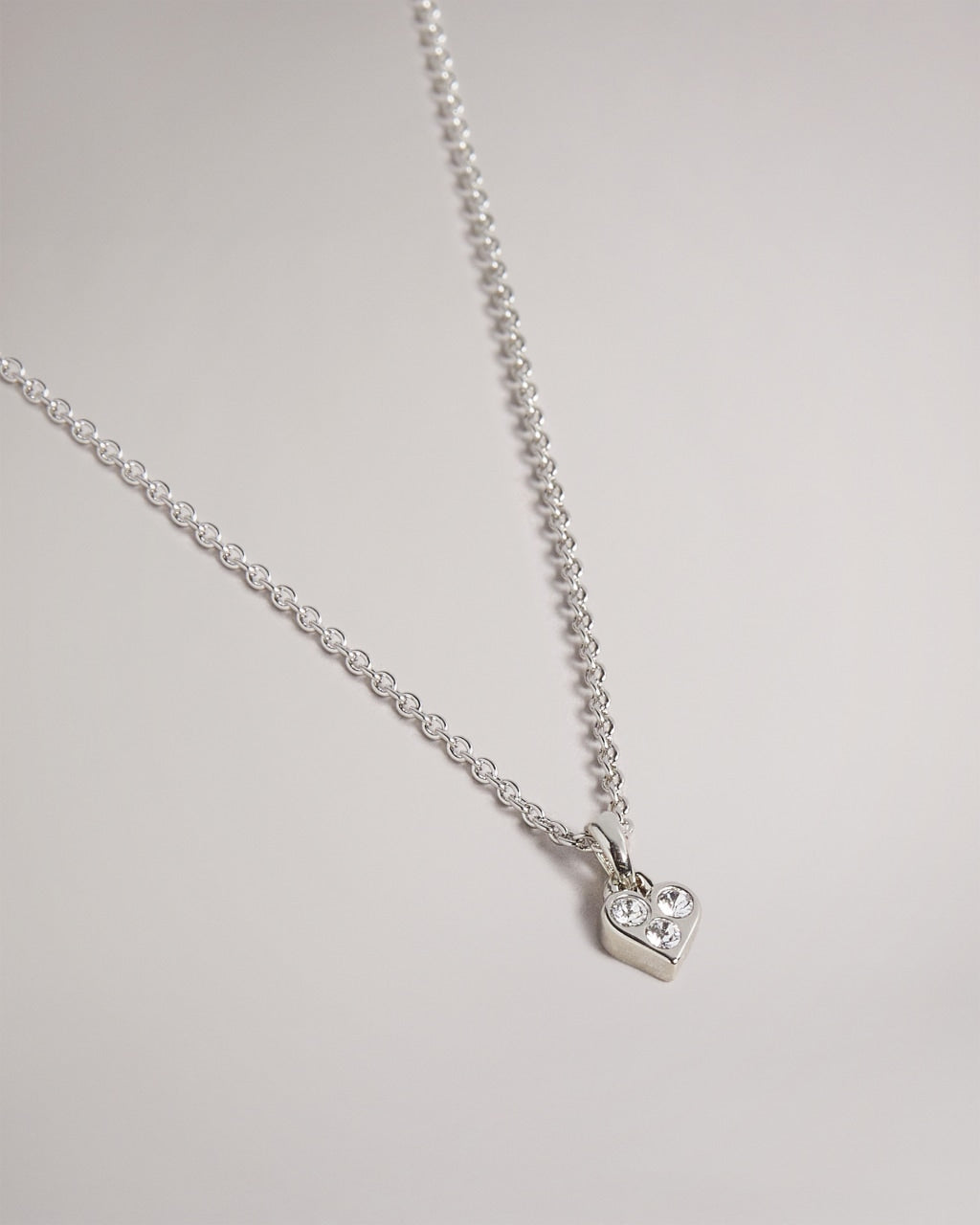 Neeno Nano Heart Pendant in Silver | eightywingold - official partner of Ted Baker