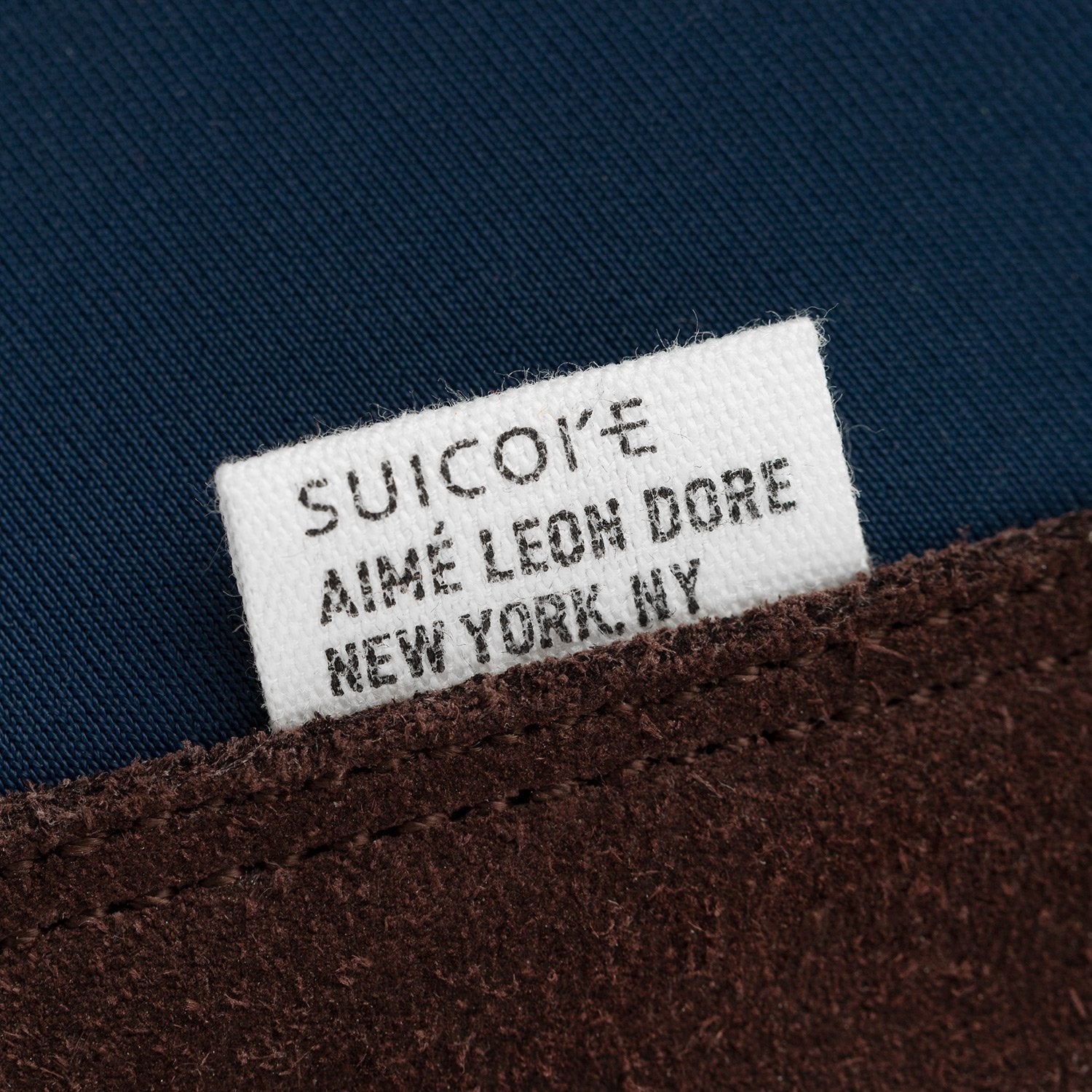 SUICOKE Aim√© Leon Dore Edition RON-MAIM-MID shoes with mixed color  cow suede + shearling linng upper, EVA antibacterial footbed, SUICOKE original sole. From Aim√© Dore capsule collection on SUICOKE Official US & Canada Webstore.