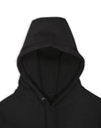 Pullover Hooded Sweatshirt in Black