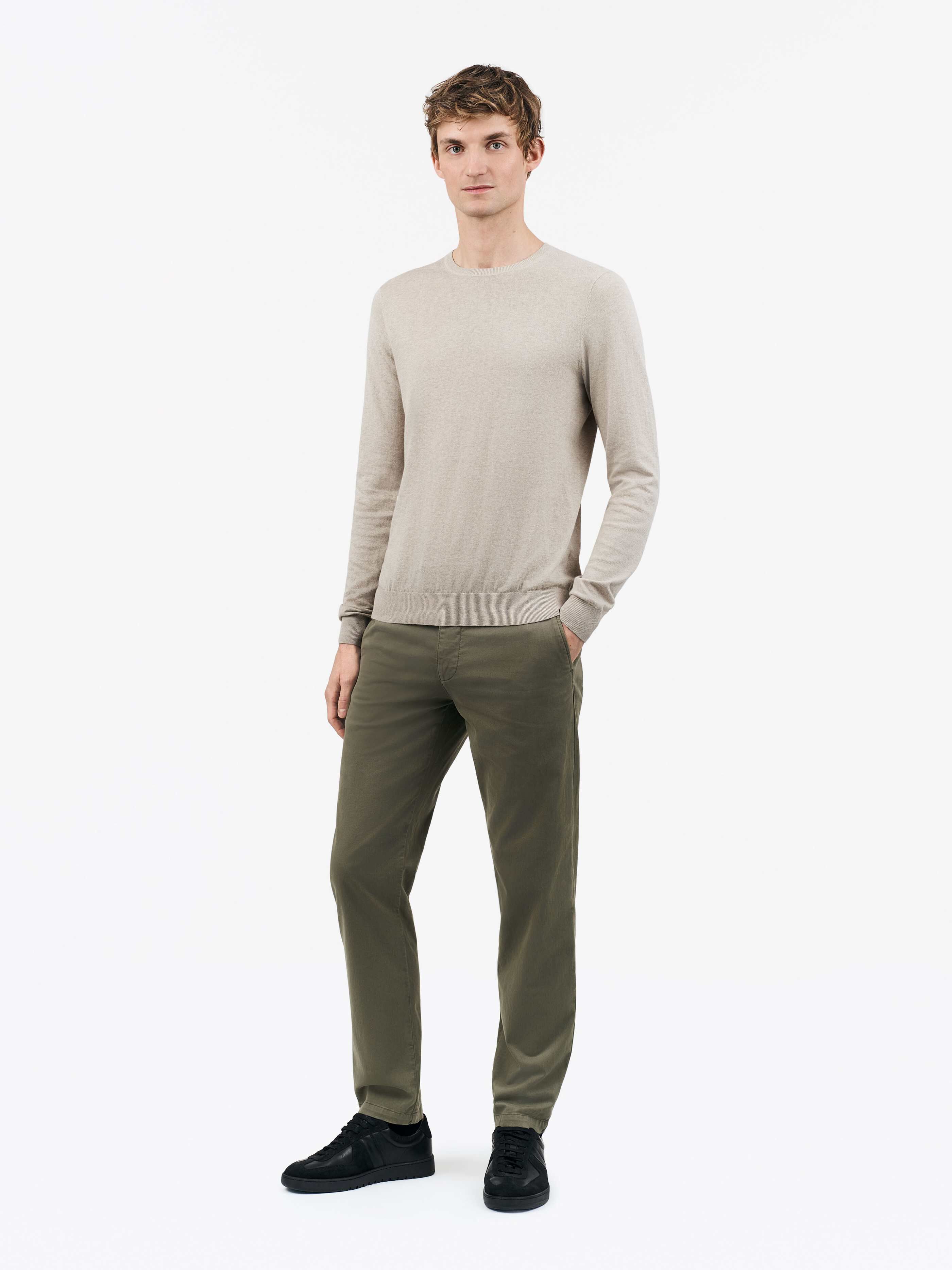 TIGER OF SWEDEN Caidon Pants in Green T67555025 | Shop from eightywingold an official brand partner for Tiger of Sweden Canada and US.