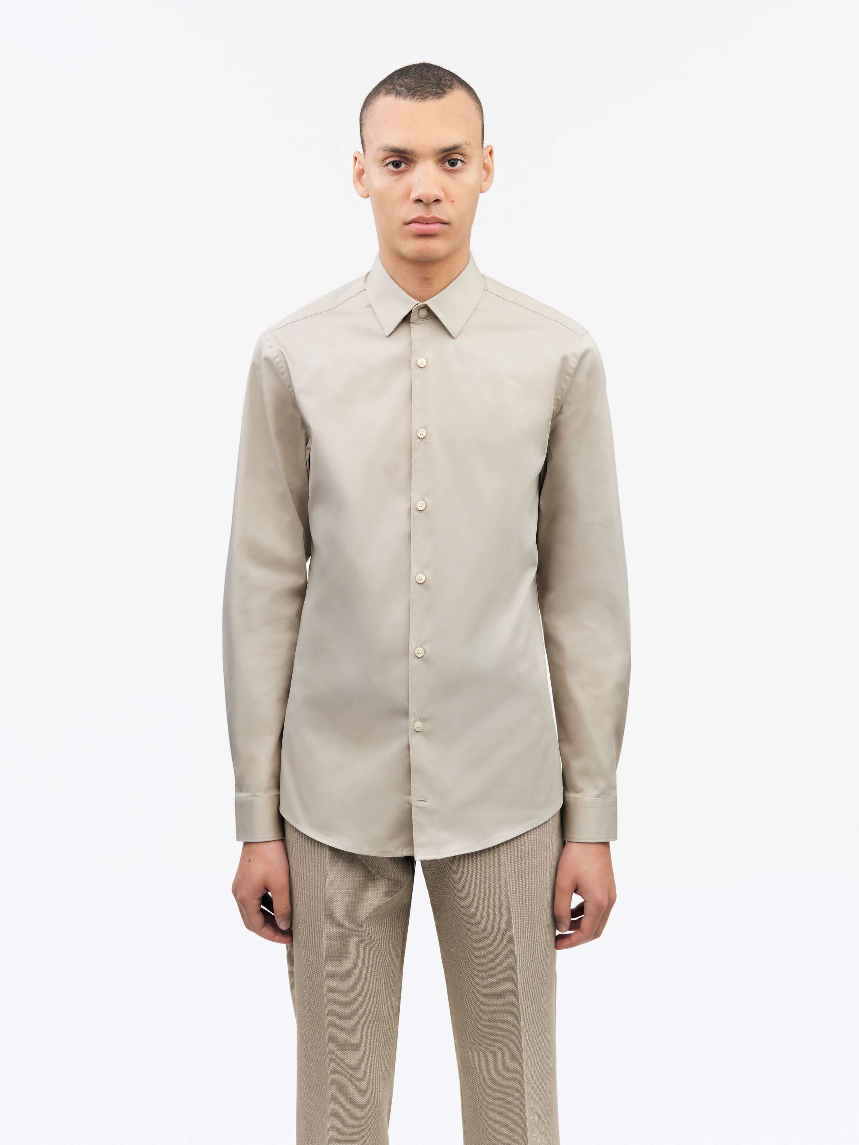 TIGER OF SWEDEN Filbrodie Shirt in Beige T68997033 1FA-STRING FROM EIGHTYWINGOLD - OFFICIAL BRAND PARTNER